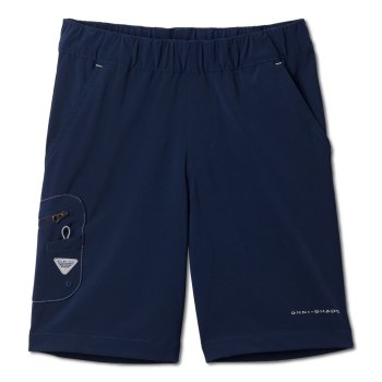 Columbia PFG Terminal Tackle, Pantalones Cortos Azul Marino Para Niño | 210396-FIR